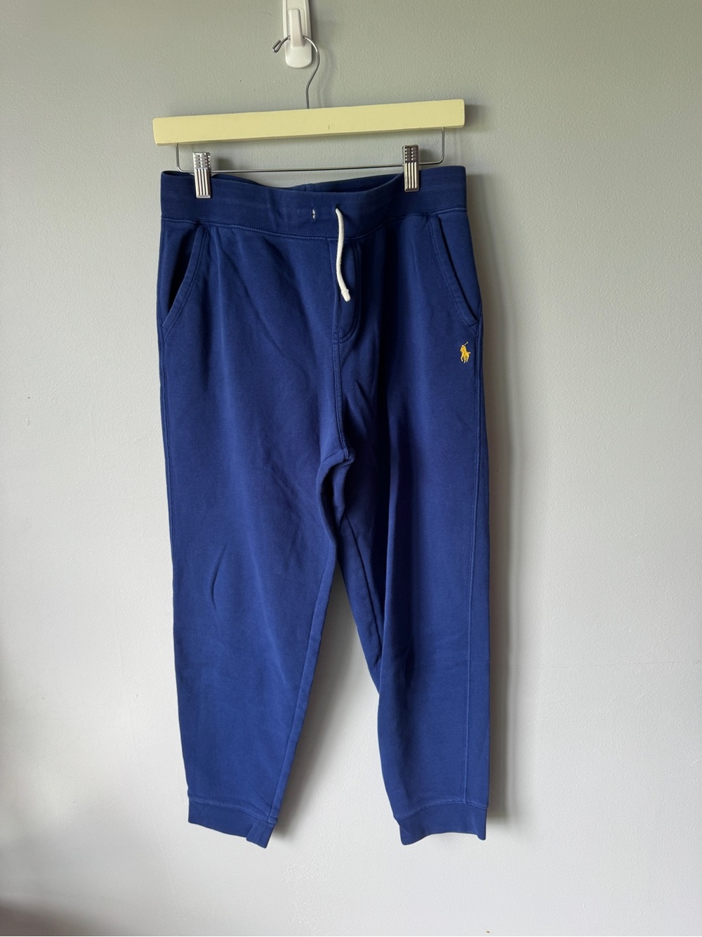 Polo by Ralph Lauren Navy Blue Sweatpants with Yellow Pony